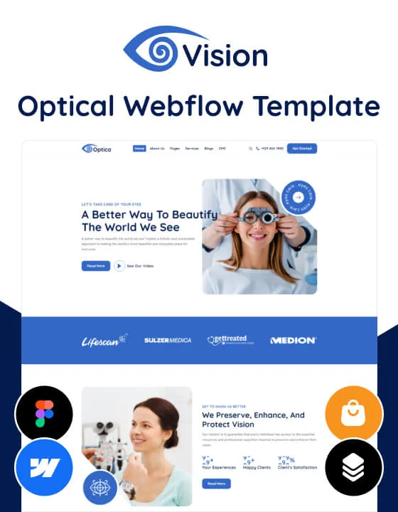 Optica - Eyecare Website Template