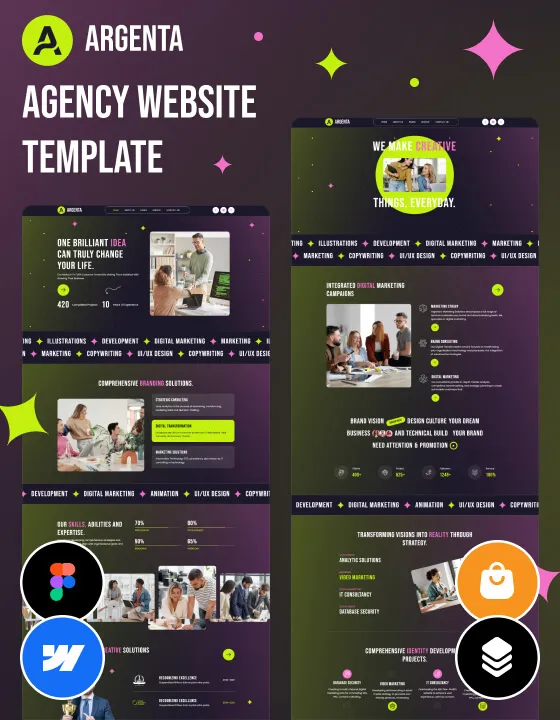 Argenta - Portfolio & Agency Website Template