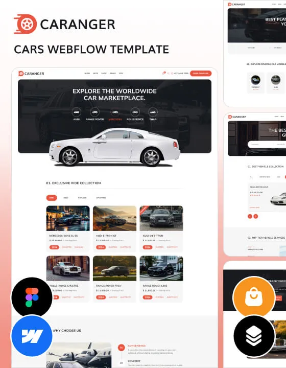 Caranger - Car Dealership Website Template