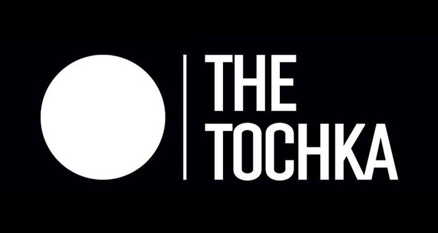 White circle and vertical line next to bold text reading THE TOCHKA on a black background.