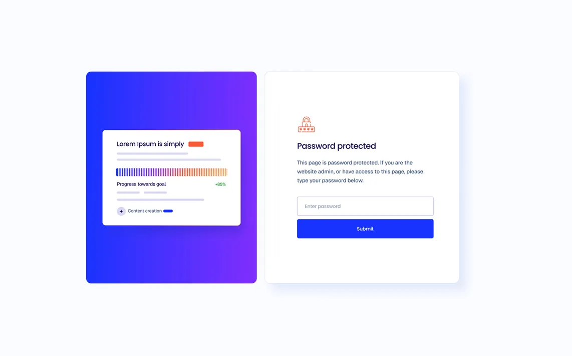 Password protected