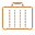 Icon depicting a factory with three chimneys emitting smoke representing industry.