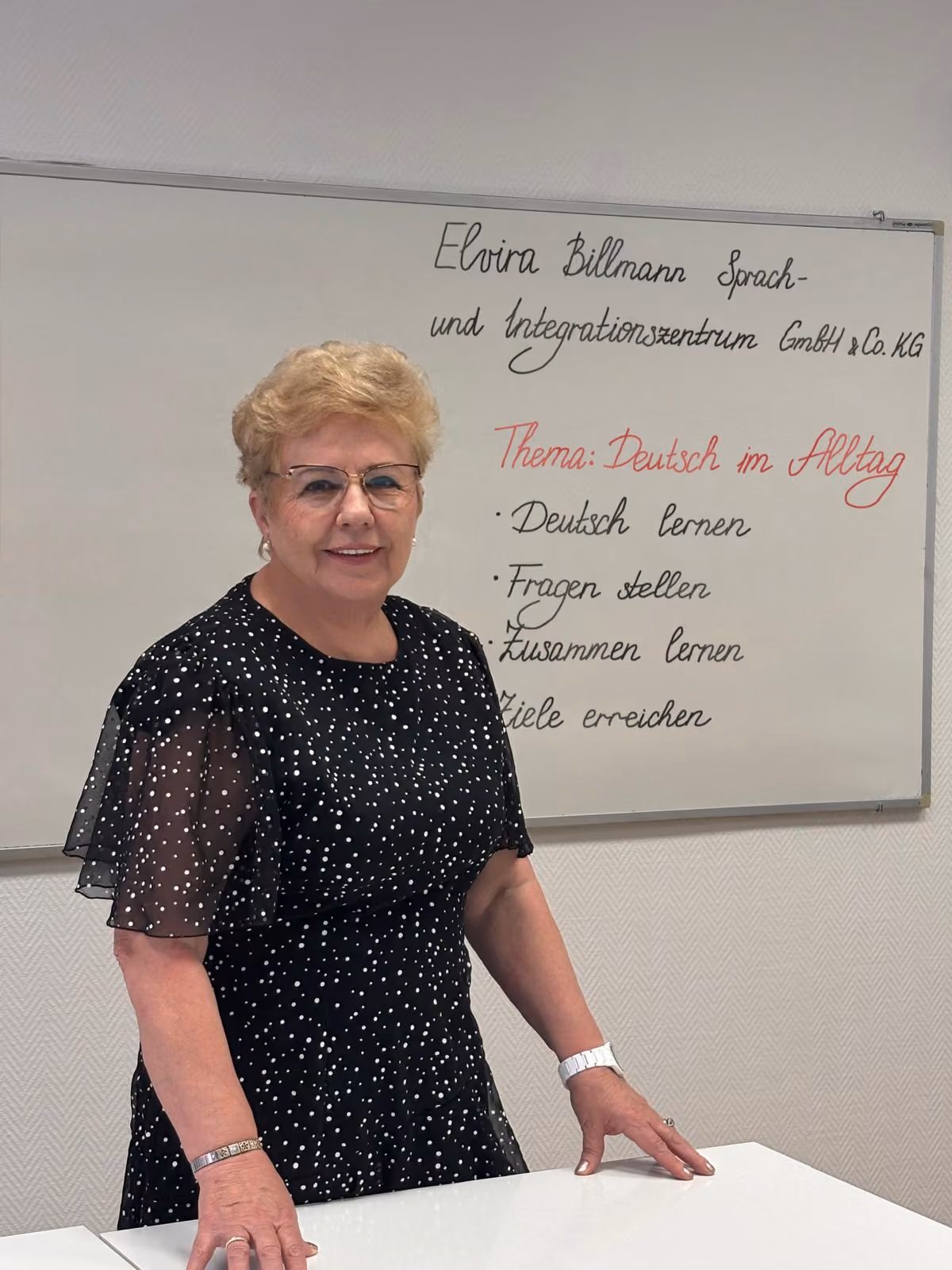 Elvira Billmann, Gründerin und Inhaberin der Elvira Sprachschule in Fürth