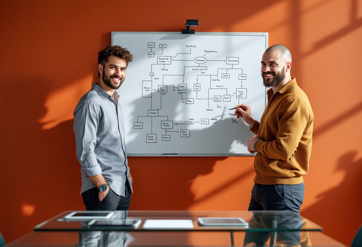 image of logistics planning session (for a trucking company)