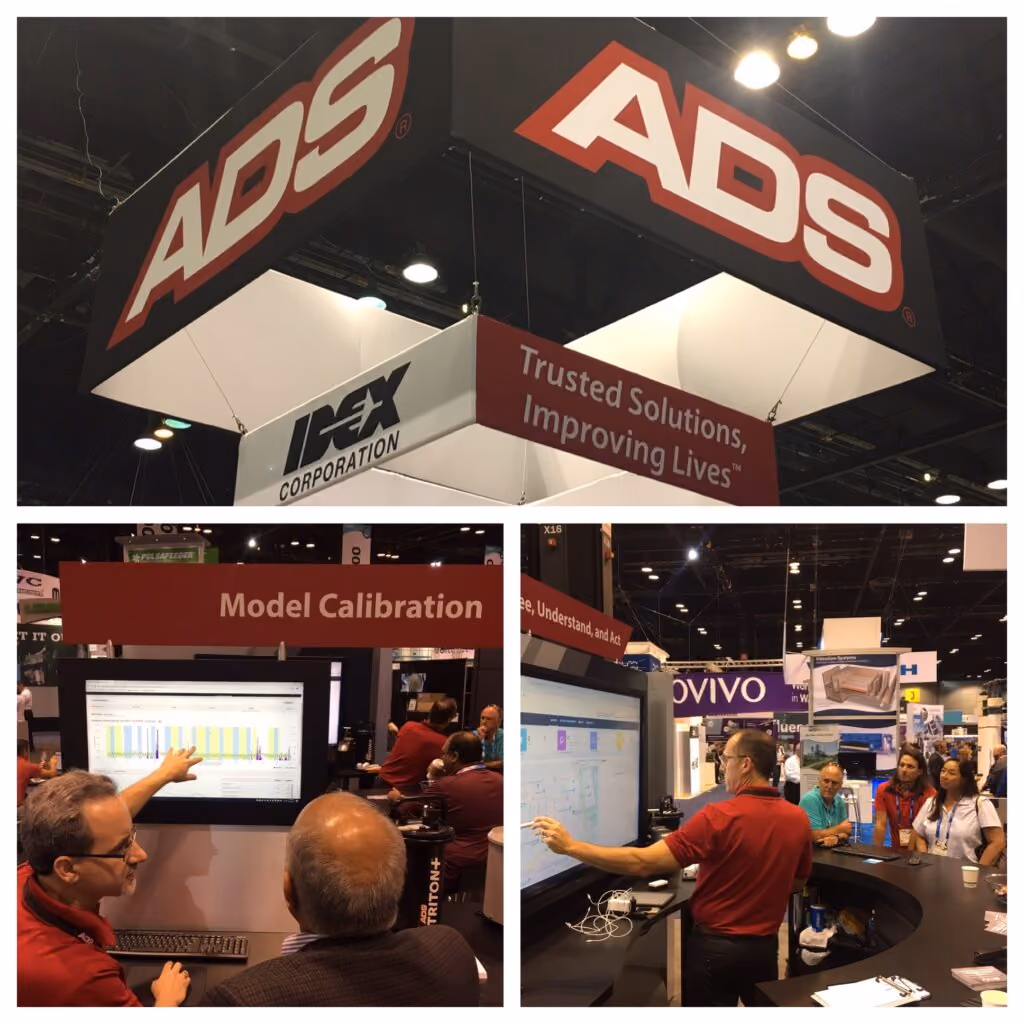 An ADS booth at a convention