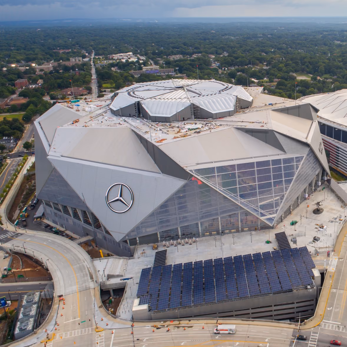 Akron Brass Fire Suppression System Protects Mercedes Benz Stadium in Atlanta