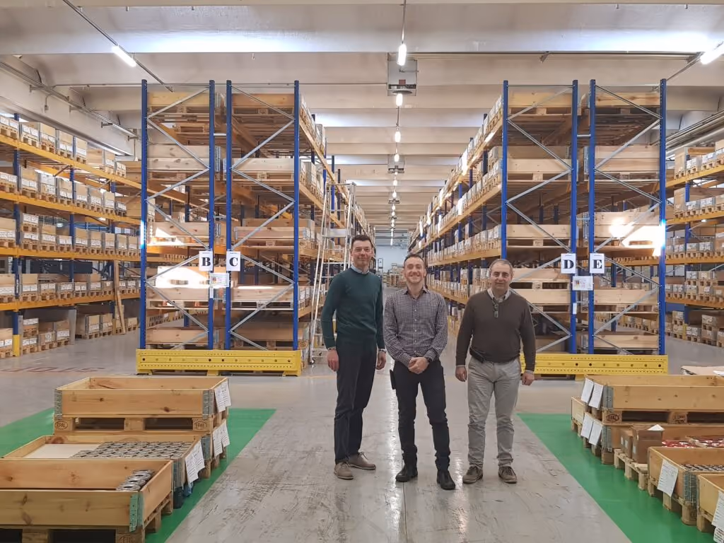 Members of the Alfa Valvole team