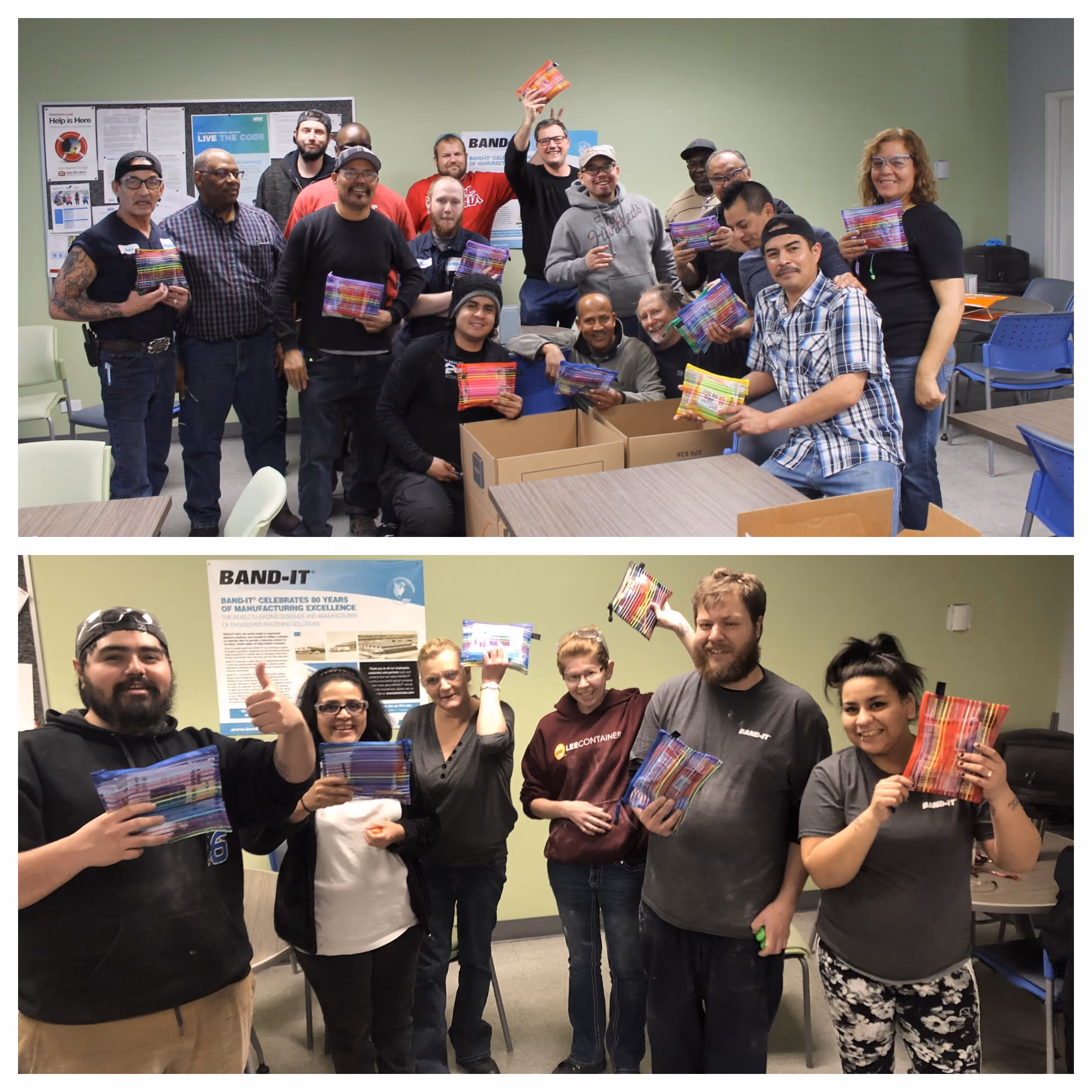 BAND-IT Builds Test Success Kits for Garden Place Elementary