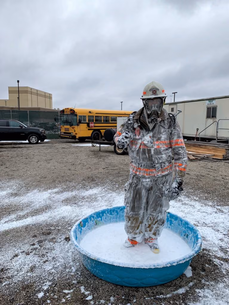 Gary Baum, lead instructor of The Fox Valley Fire Science department