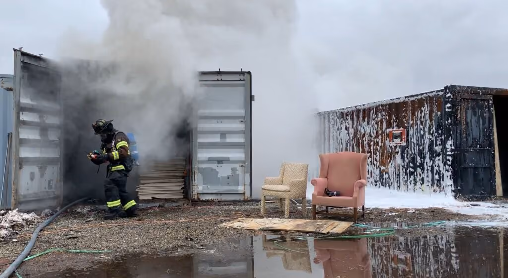 Fire department training