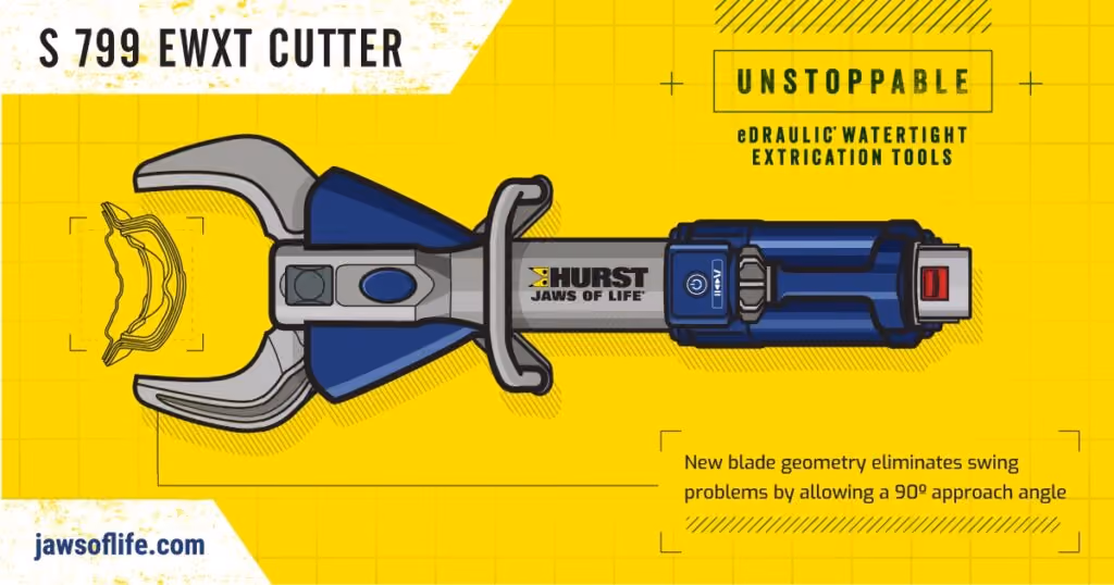 An illustration of the HURST Jaws of Life