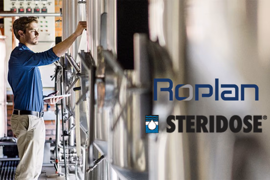 Roplan and Steridose logos
