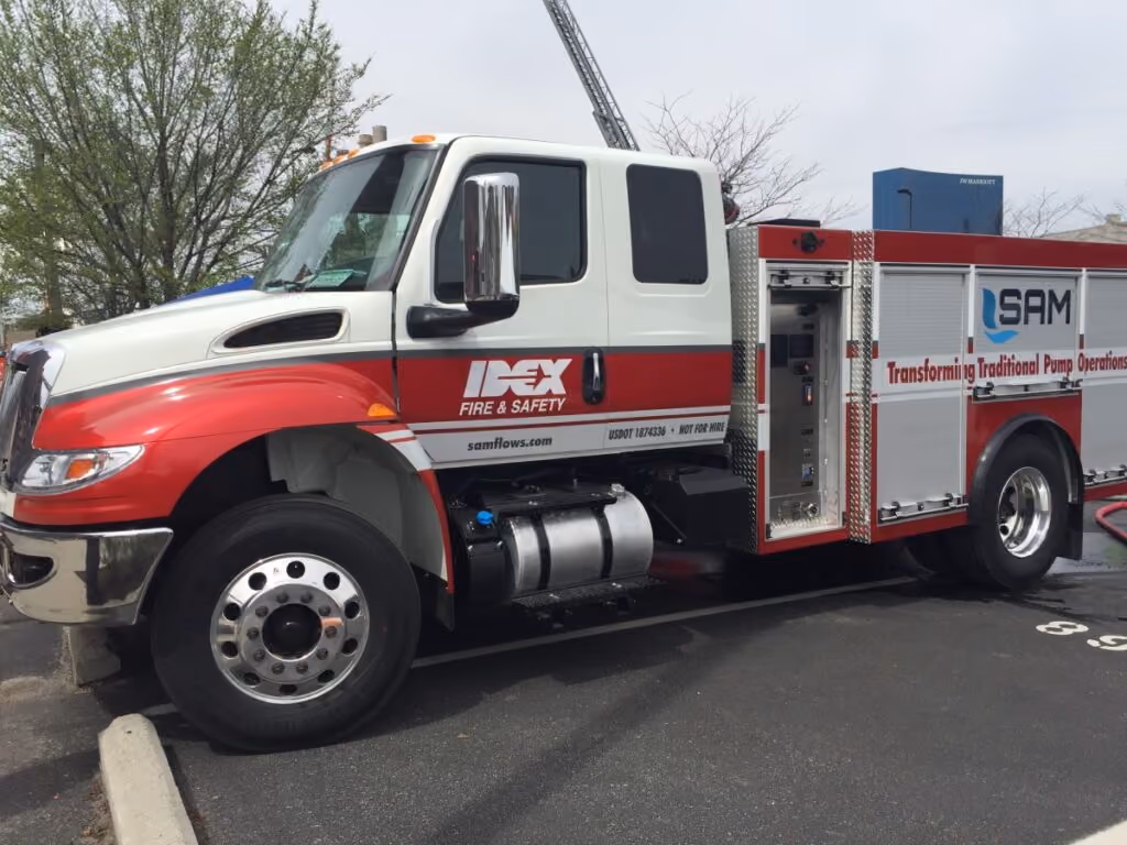 The SAM fire and safety truck