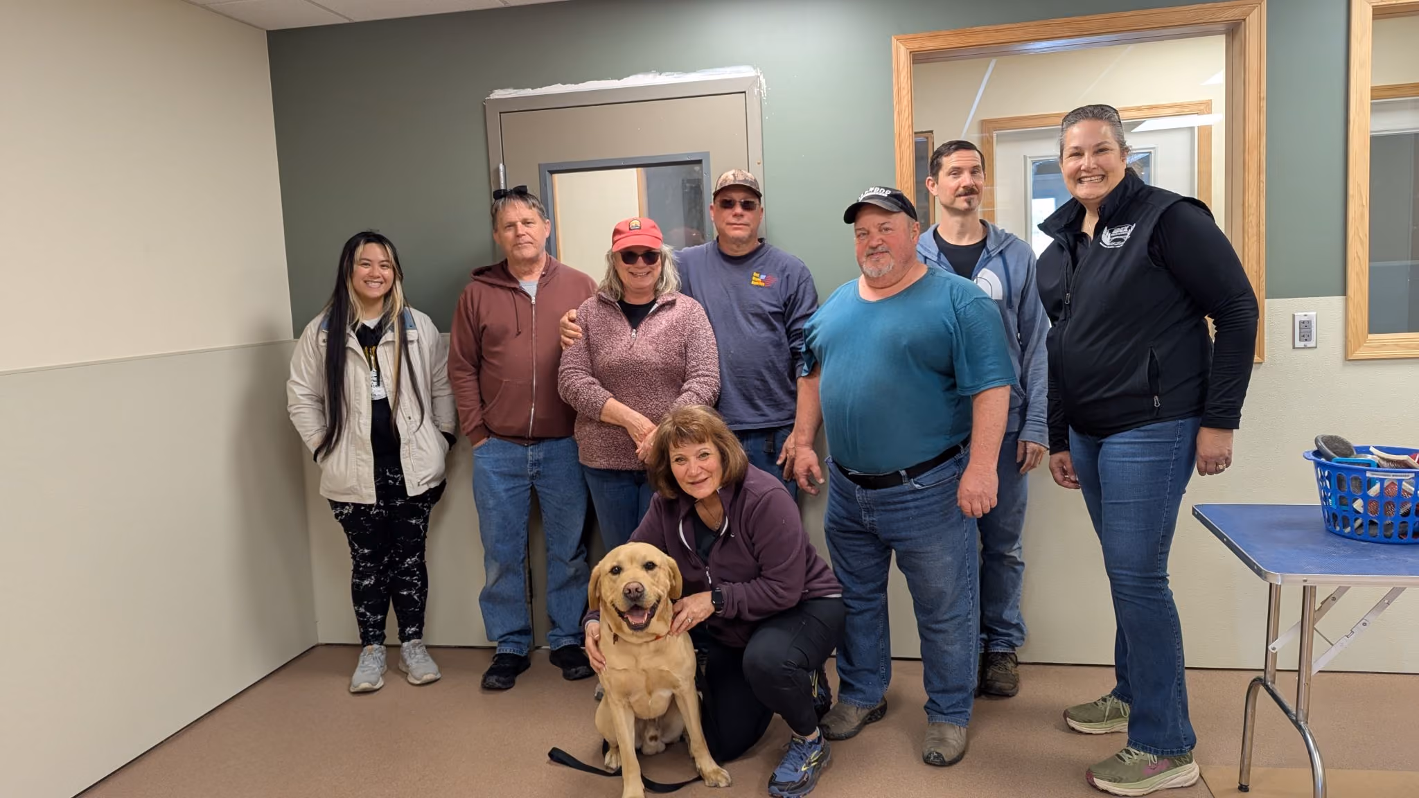 IH&S Employees Support Summit Assistance Dogs Canine Condo Grand Opening