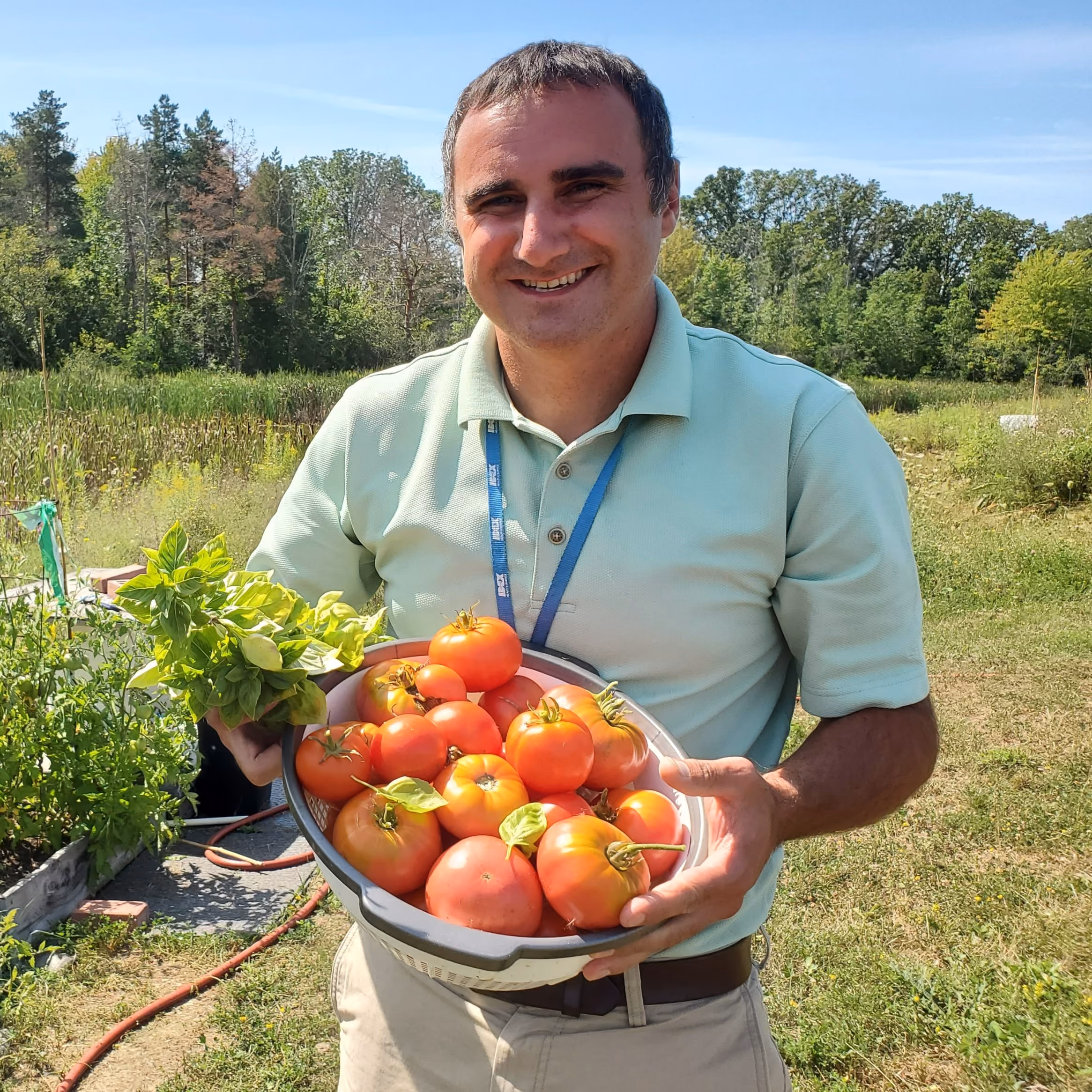 IH&S Colleagues Build Garden Beds, Provide Fresh Food for Employees
