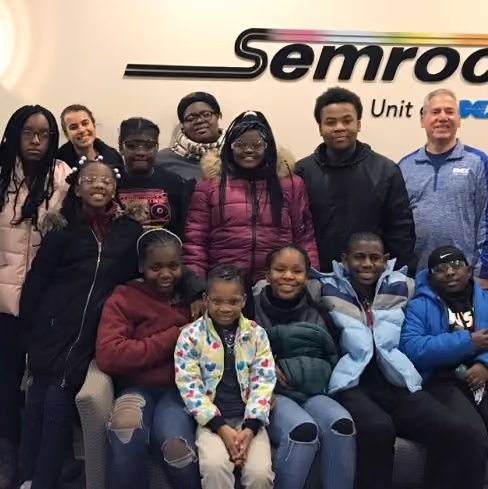 Children from the Boys & Girls Club in Rochester. NY