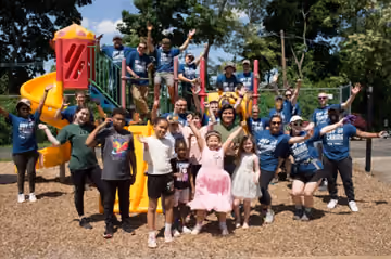 IH&S Volunteers to Preserve Green Space for Local Children
