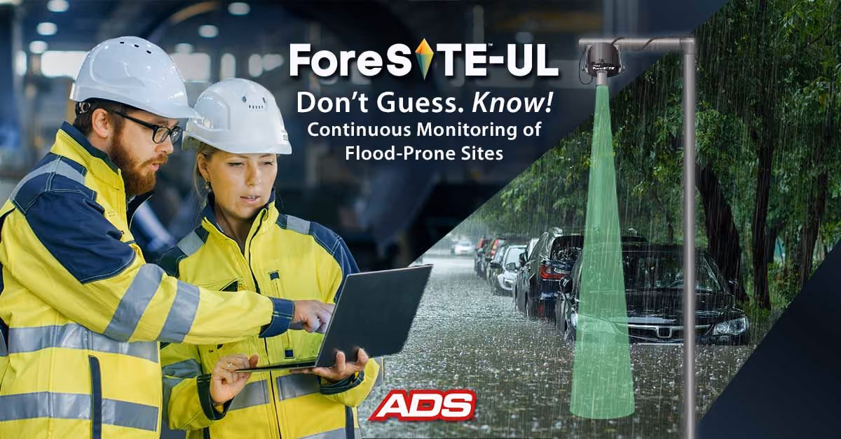 New ADS Ultrasonic Monitoring System Alerts Authorities to Rising Floodwaters