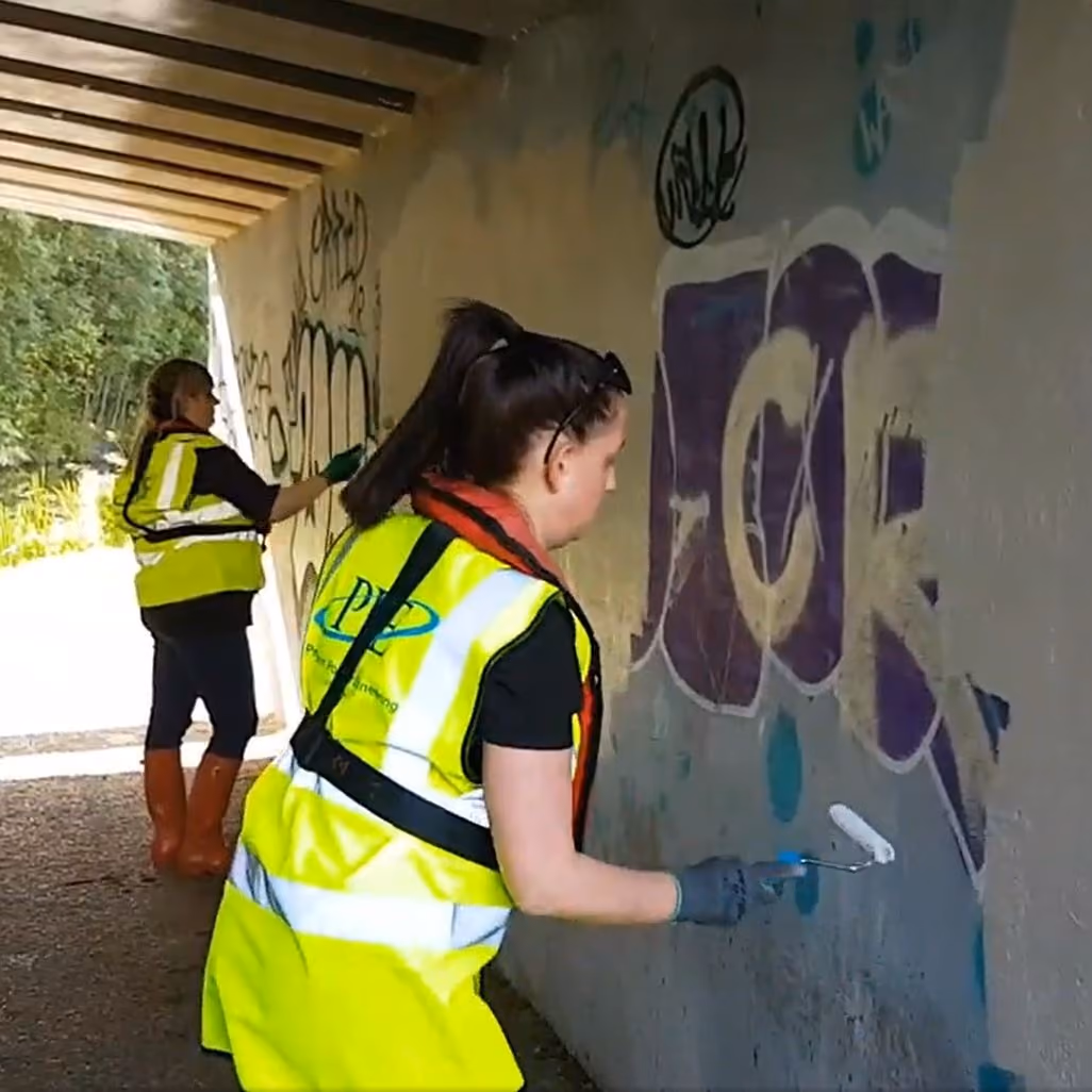 PPE Employees Volunteer to clean Canal in Blackburn, UK