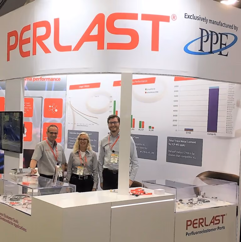 The PPE Perlast booth