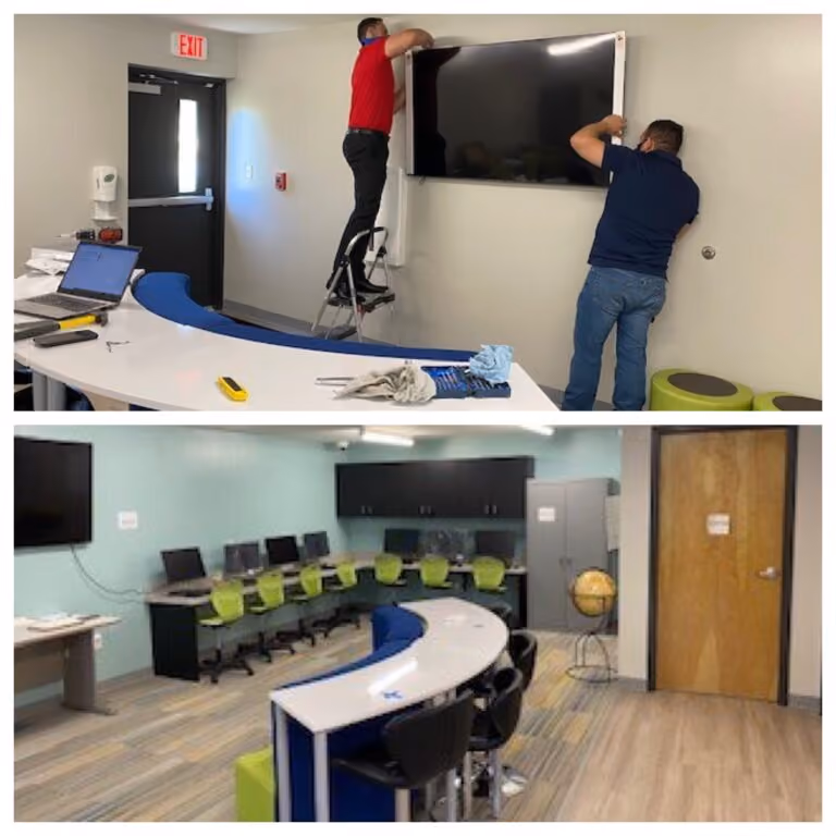 Photographs of the technology center