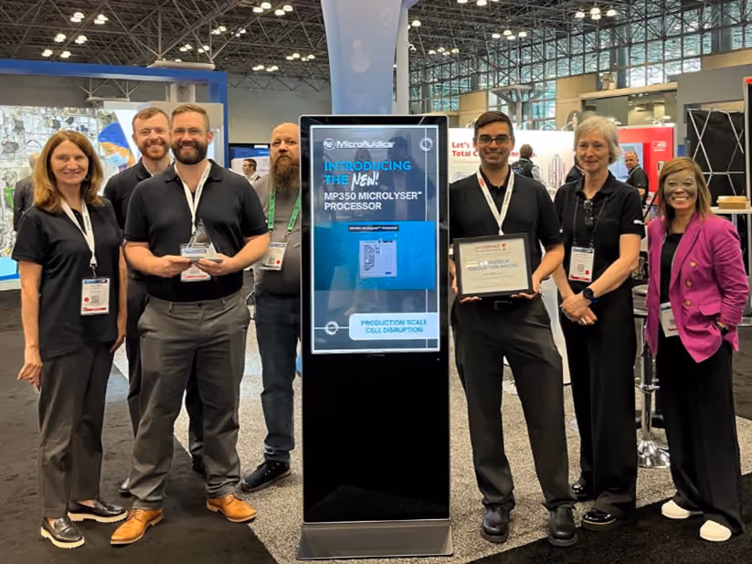 New MP350 Microlyser™ Processor from Microfluidics Wins Biotech Innovation Award