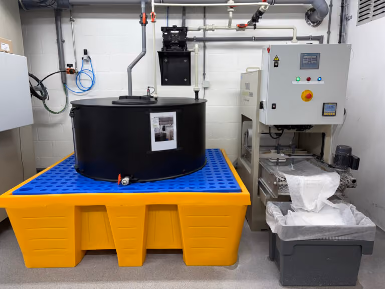 The hydrofluoric acid (HF) neutralization system