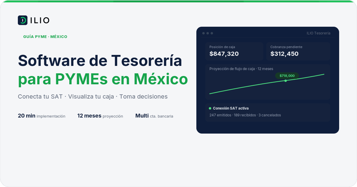 Software de tesorería para PYMEs en México