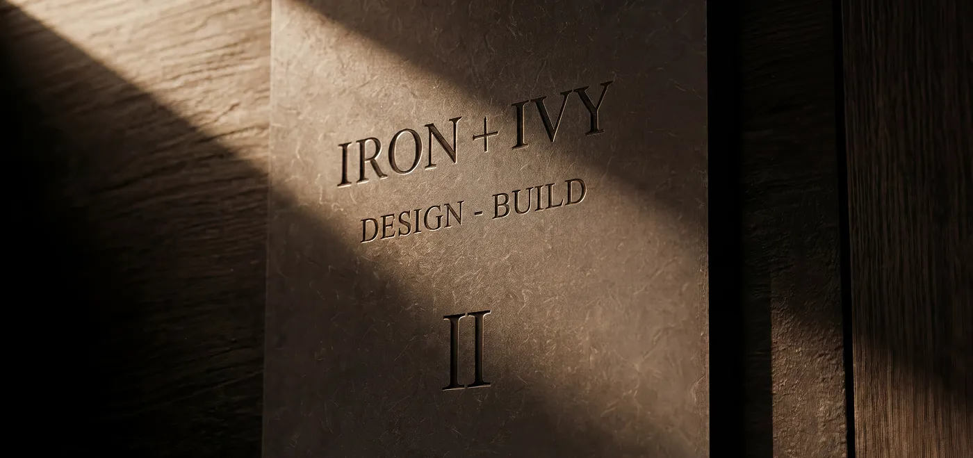 Wall with logo