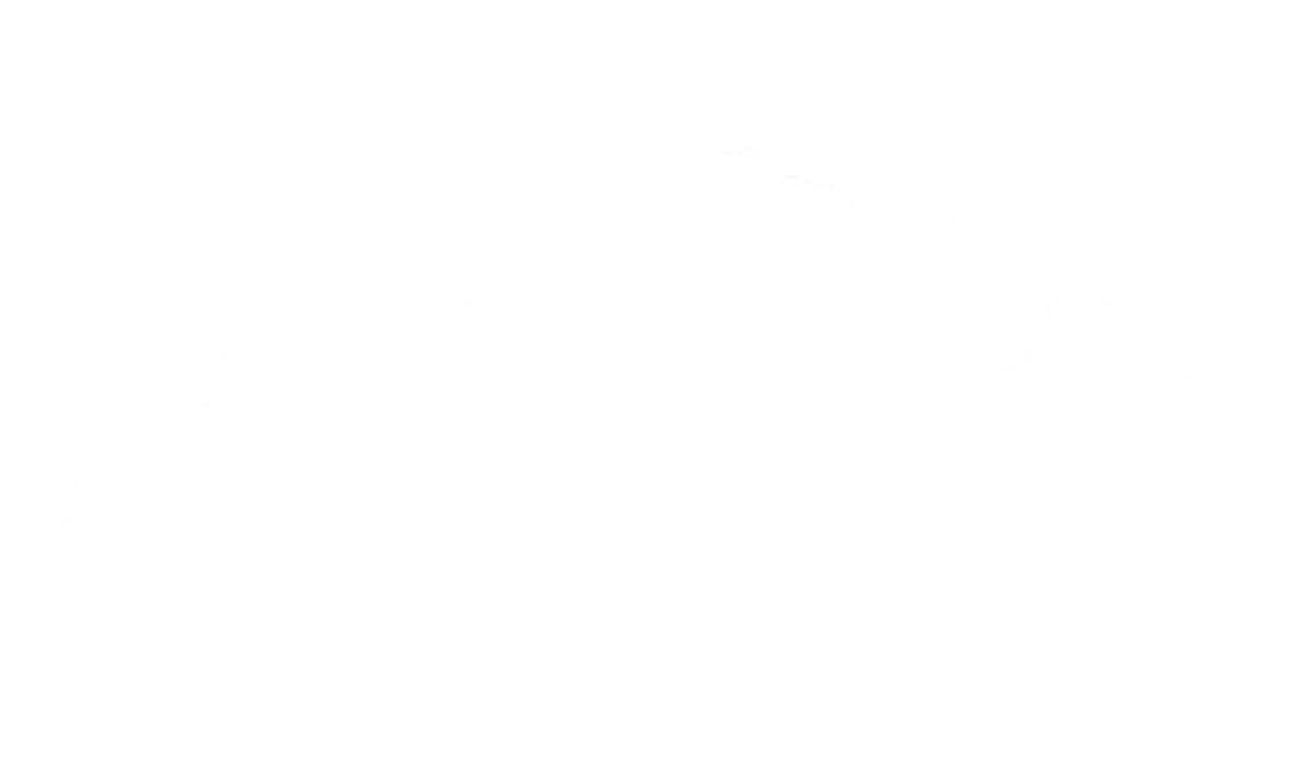 White cloud shape on a black background.