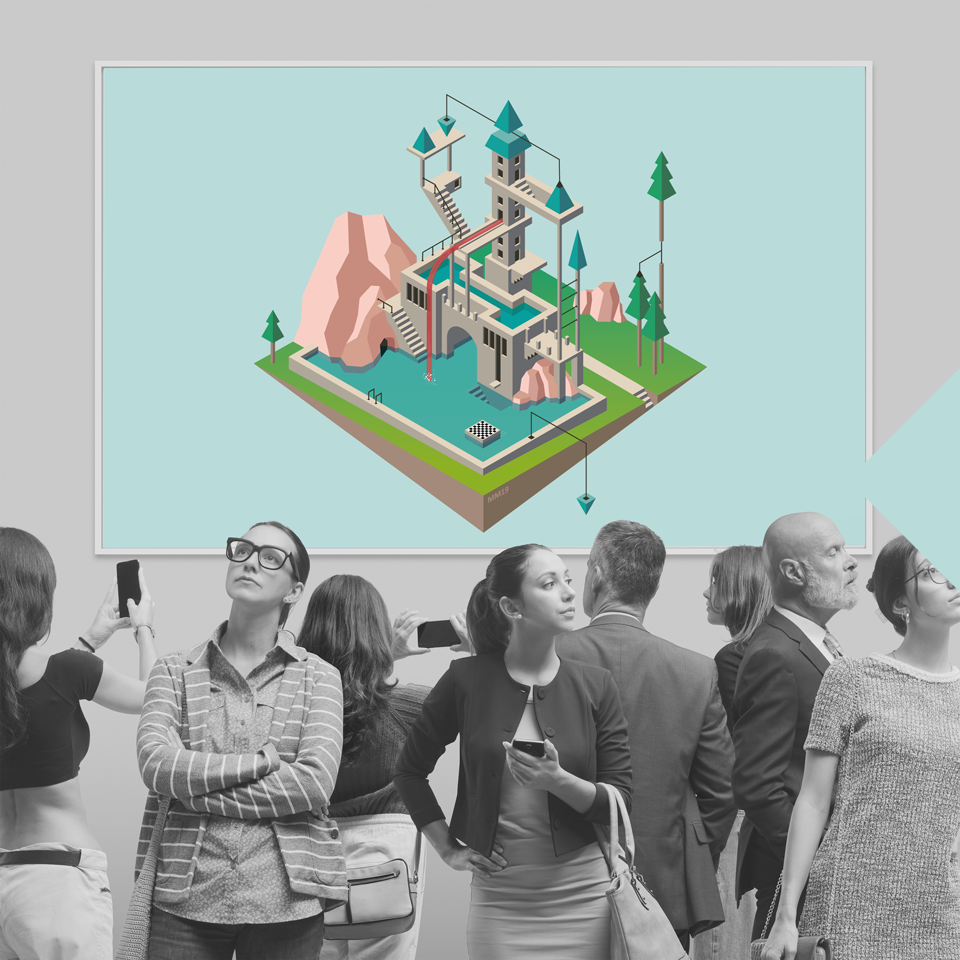 Isometric illustration and design