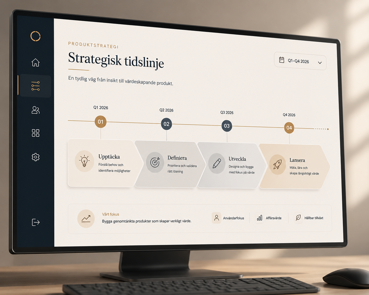 Produktägarskap och projektledning för digital produktutveckling