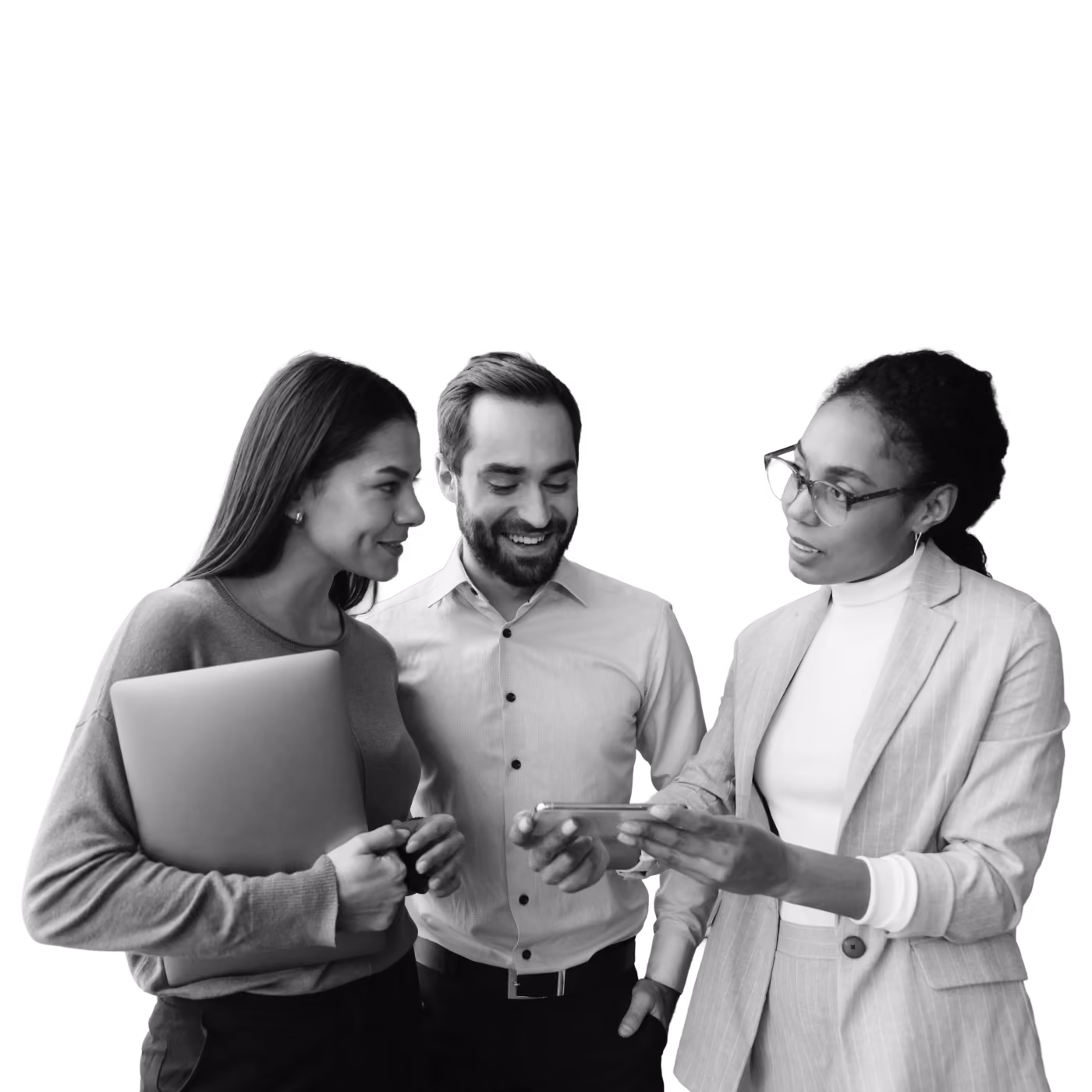 Group of professionals collaborating.
