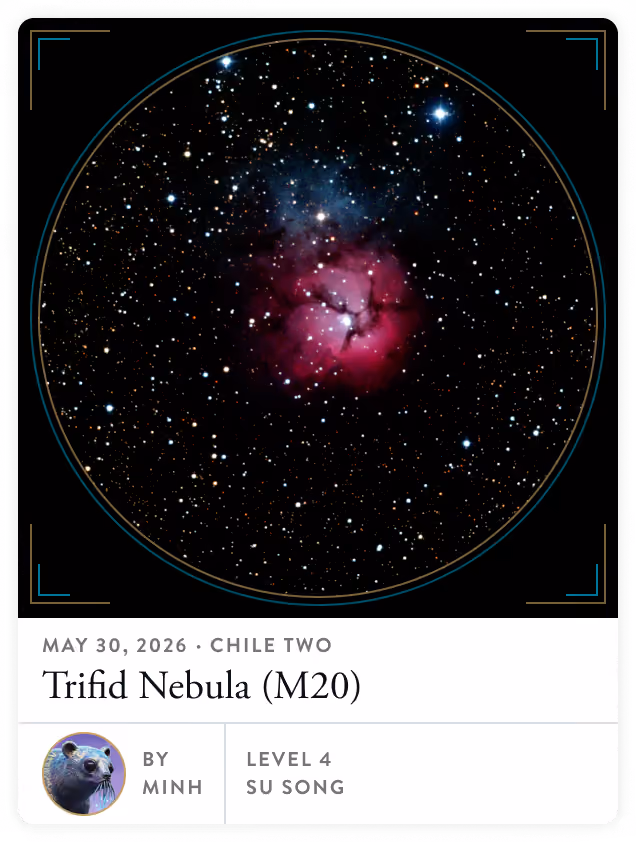 Observation of Trifid Nebula