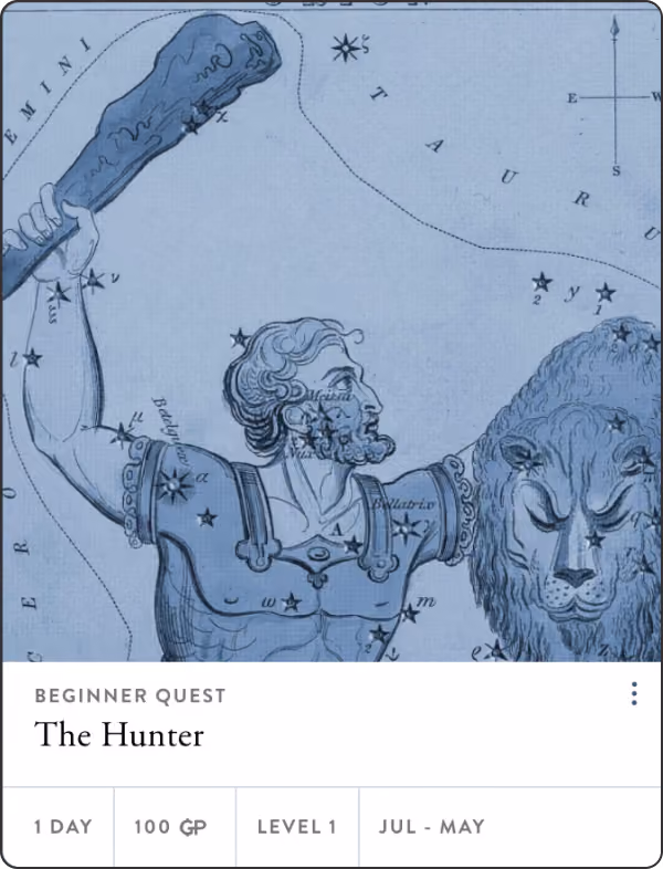 Quest: The Hunter