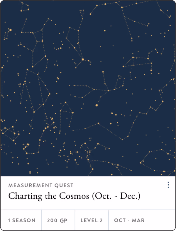 Quest: Charting the Cosmos
