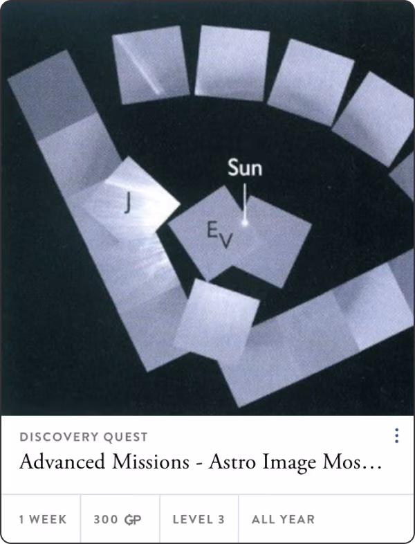 Quest: Advanced Missions - Astro Image Mosaics