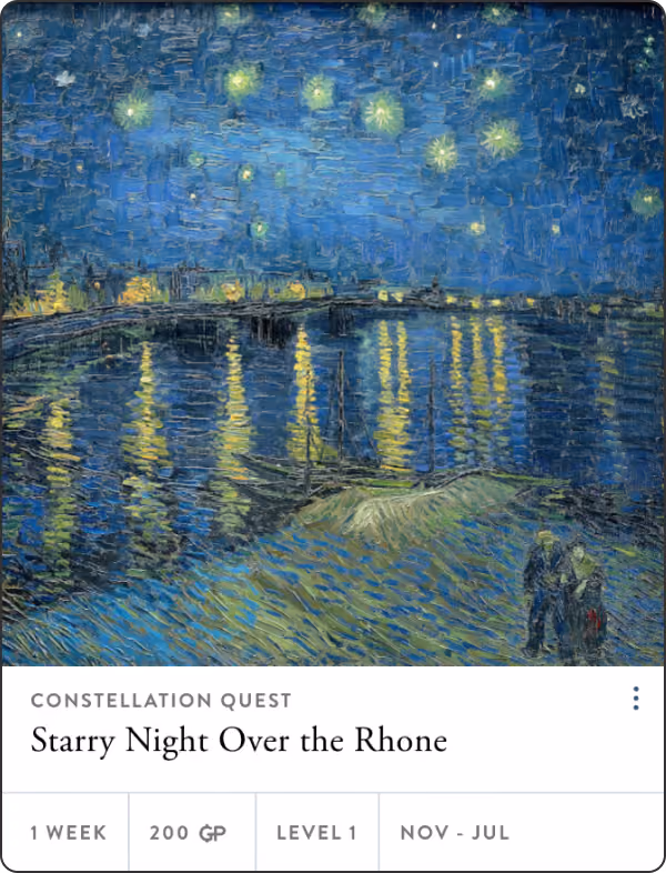 Quest: Starry Night Over the Rhone