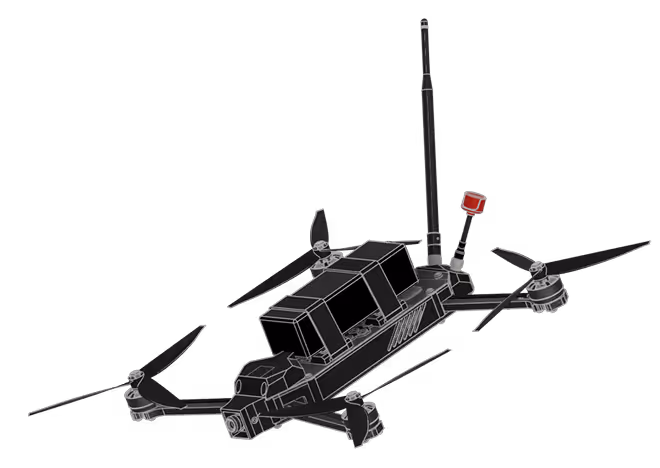 A black and white photo of a helicopter.