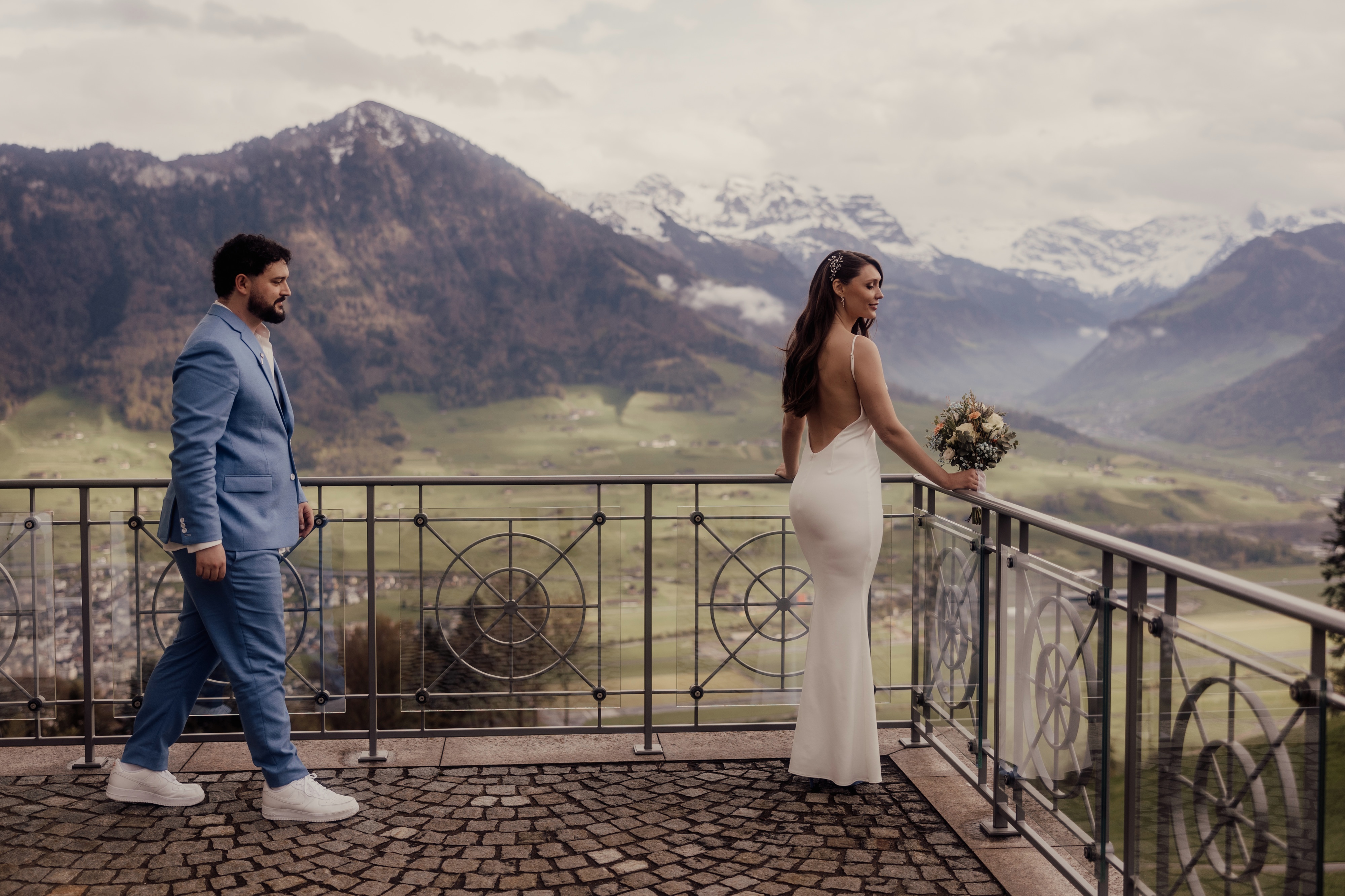Luxus Hochzeit Vierwaldstättersee Schweiz Villa Honegg