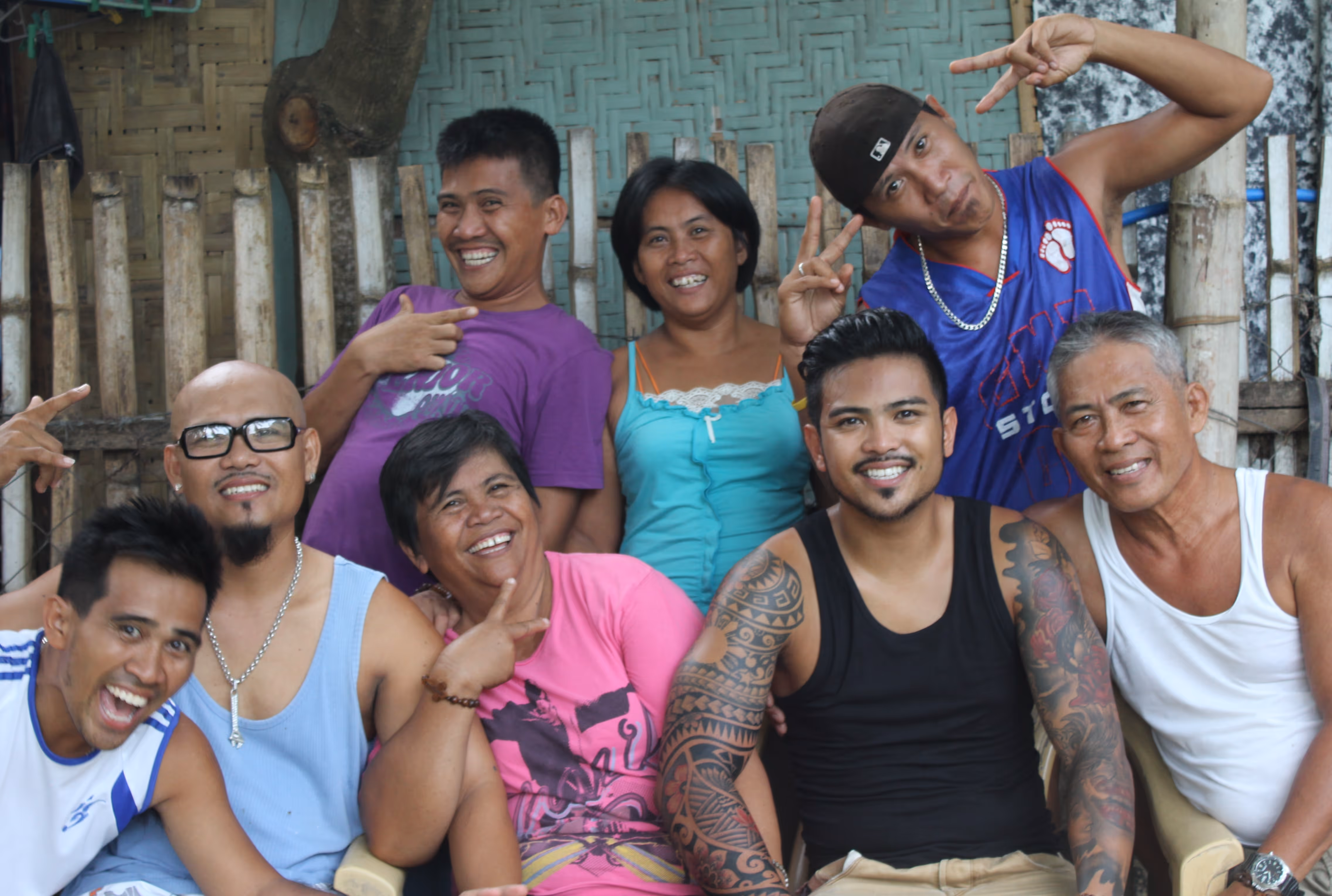 Lee Kramer with his Philippine family in Cebu — the roots that shaped his understanding of moments