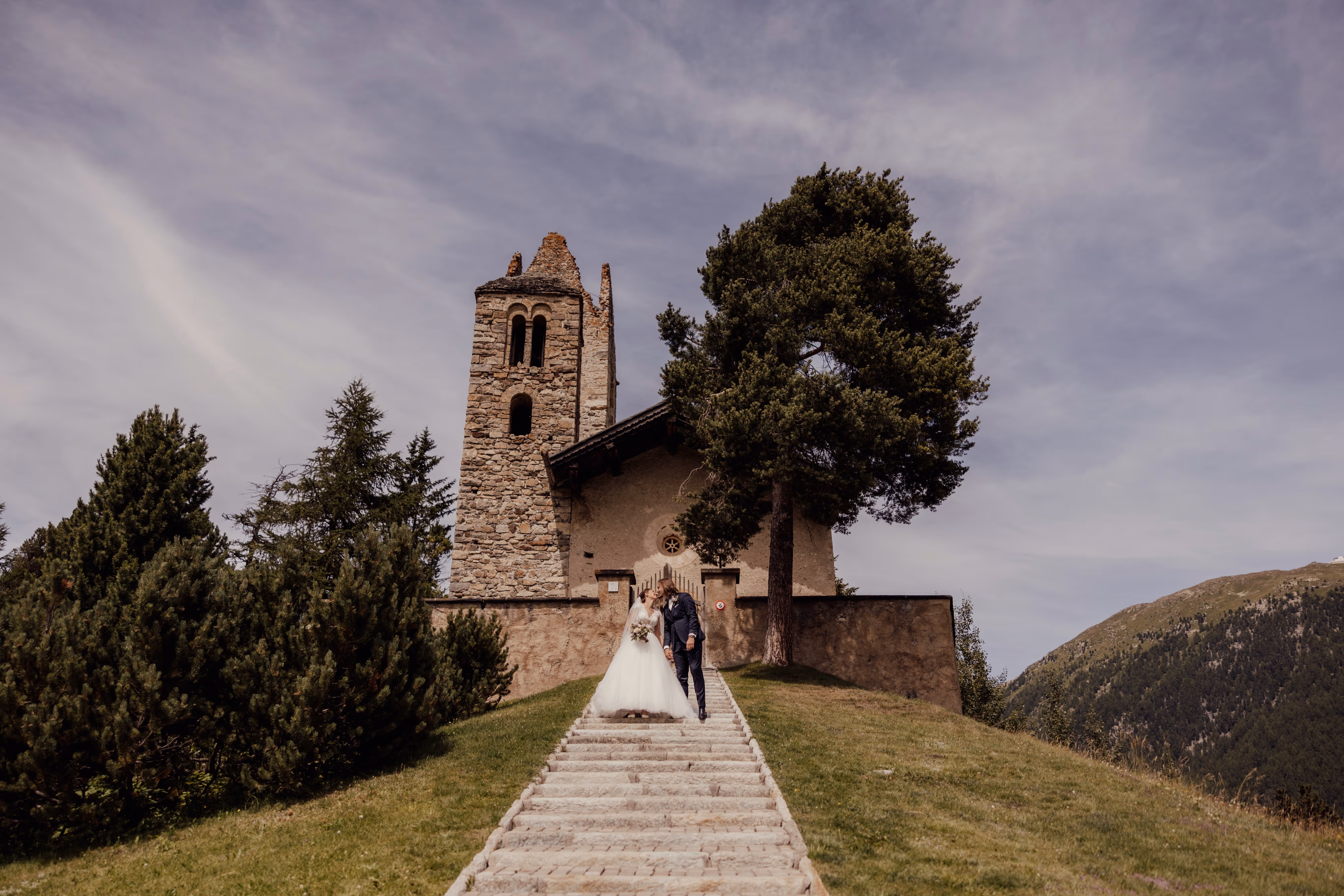 Bridal Portrait Hotel Walther Engadin Switzerland