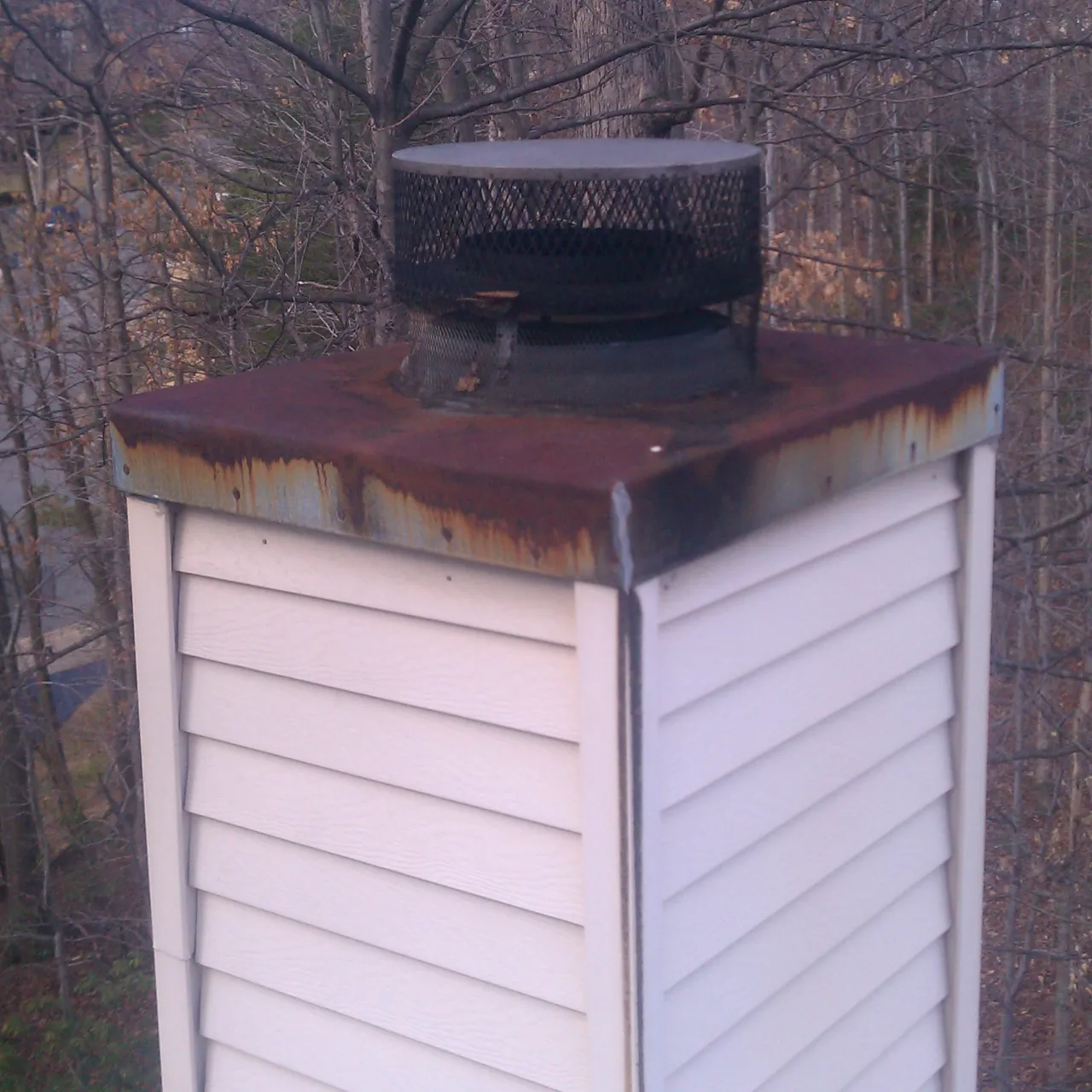 home before siding replacement