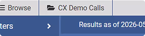 Folder organization and playback controls for browsing and reviewing recorded audio files.
