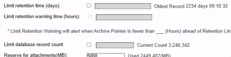 Granular policy management screen for configuring recording rules and access permissions.