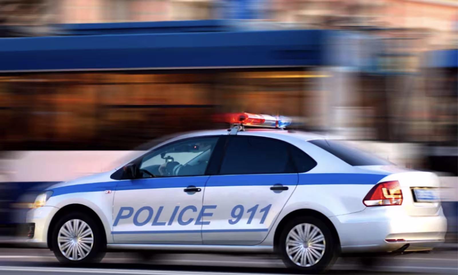 Police vehicle representing public safety and emergency communications recording use case.