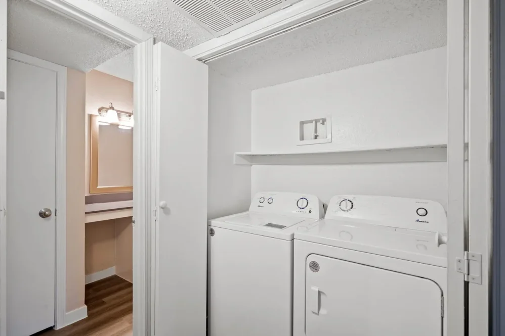 Laundry closet