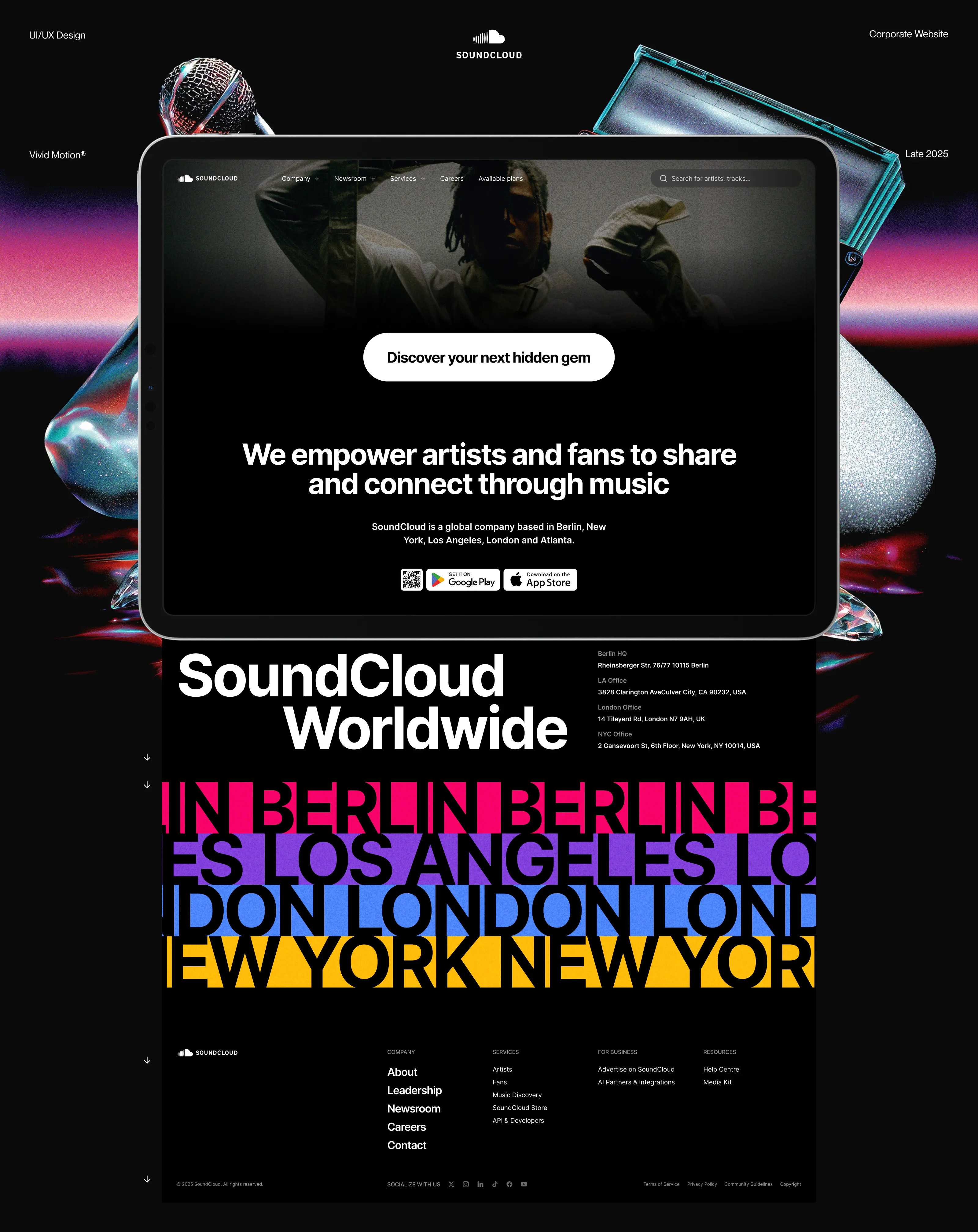 SoundCloud Website