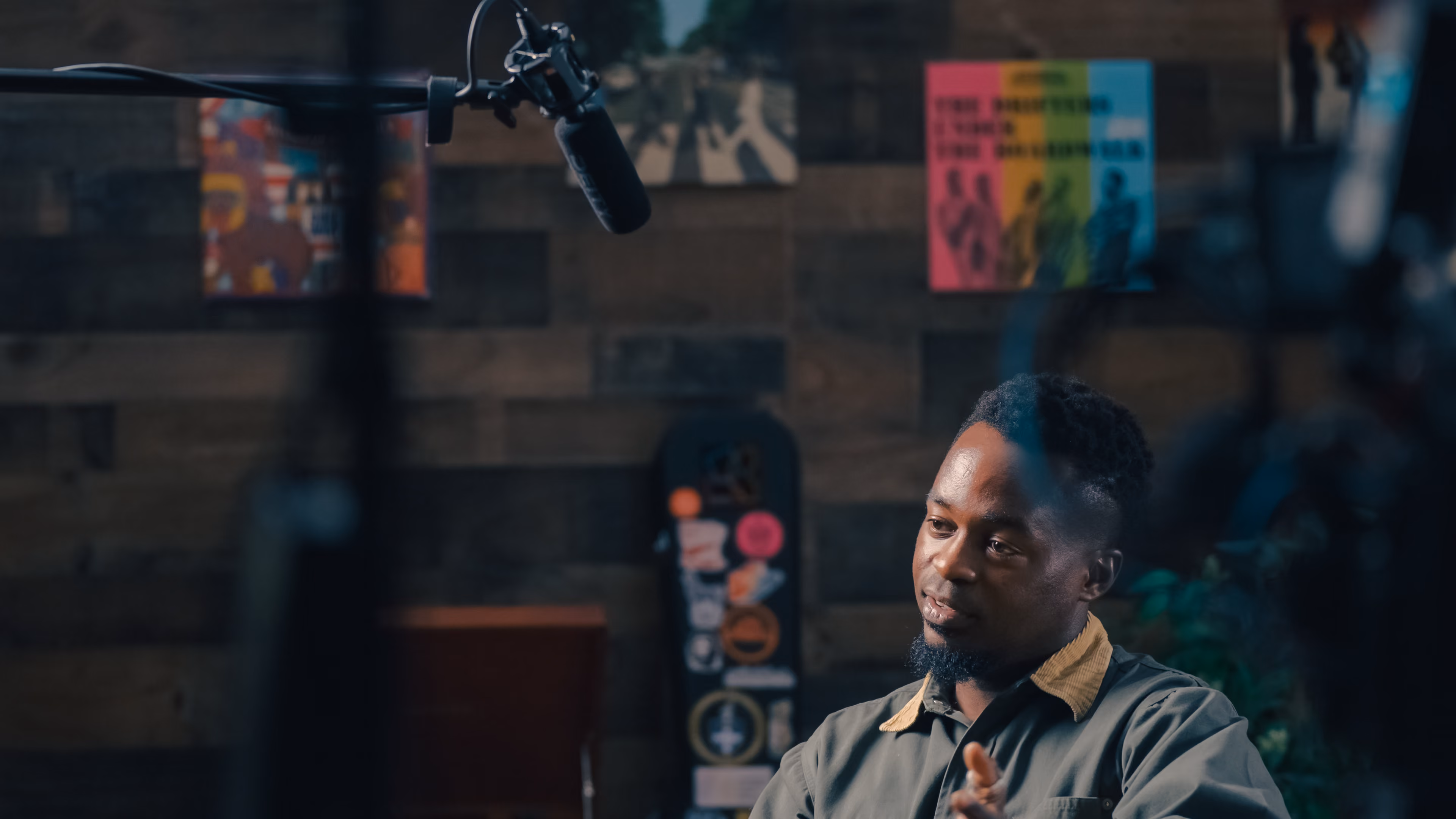 Behind-the-scenes filming