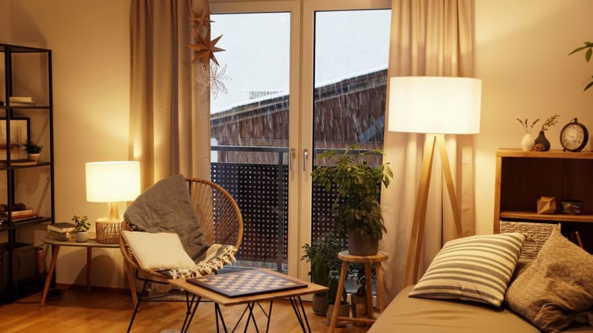 Cosy apartment lighting
